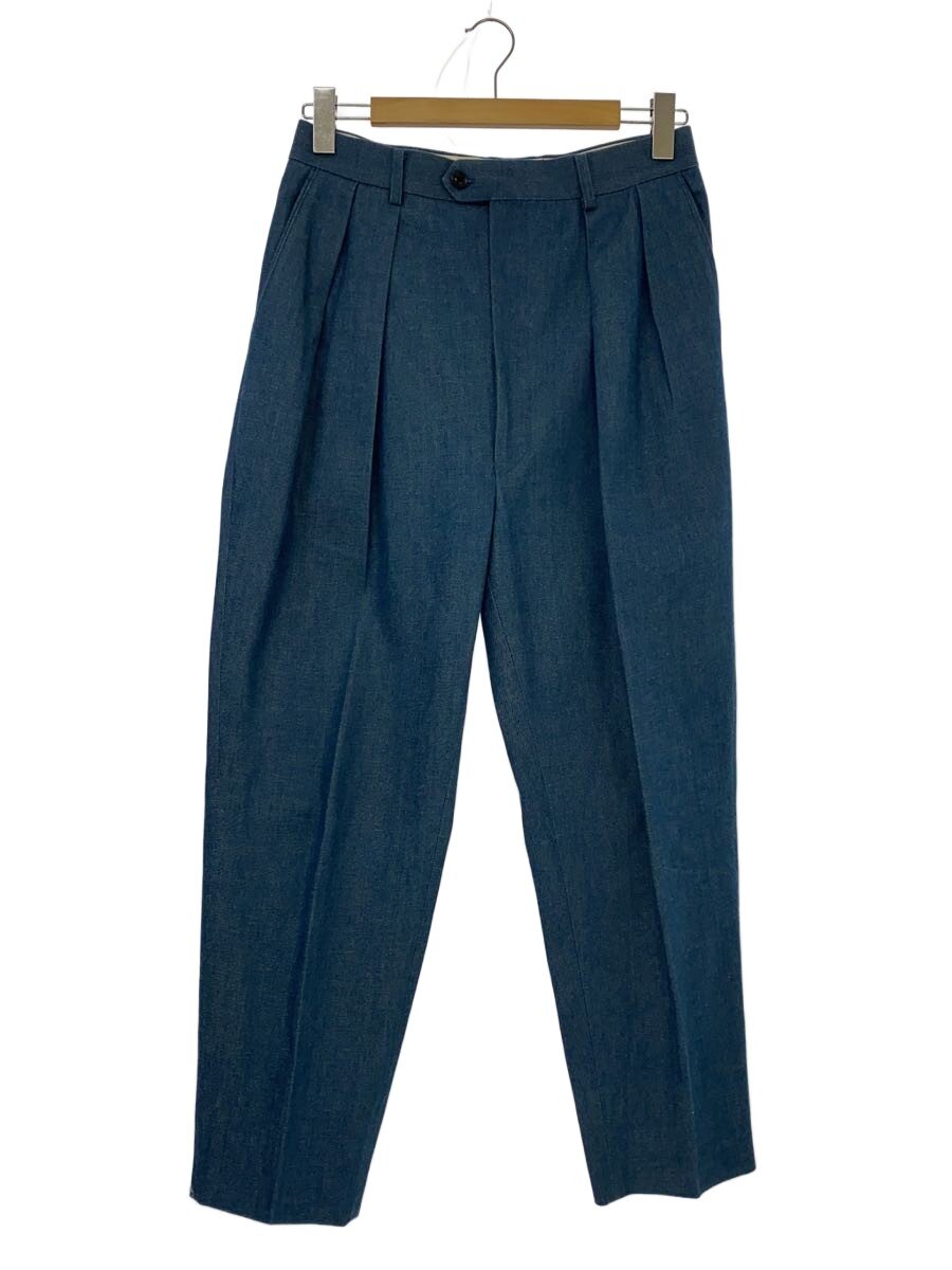【中古】INTERIM◆DENIM BAGGY SLACKS/引っ切りないズボン下/3/綿織物/IDG/無地【メンズウェア】