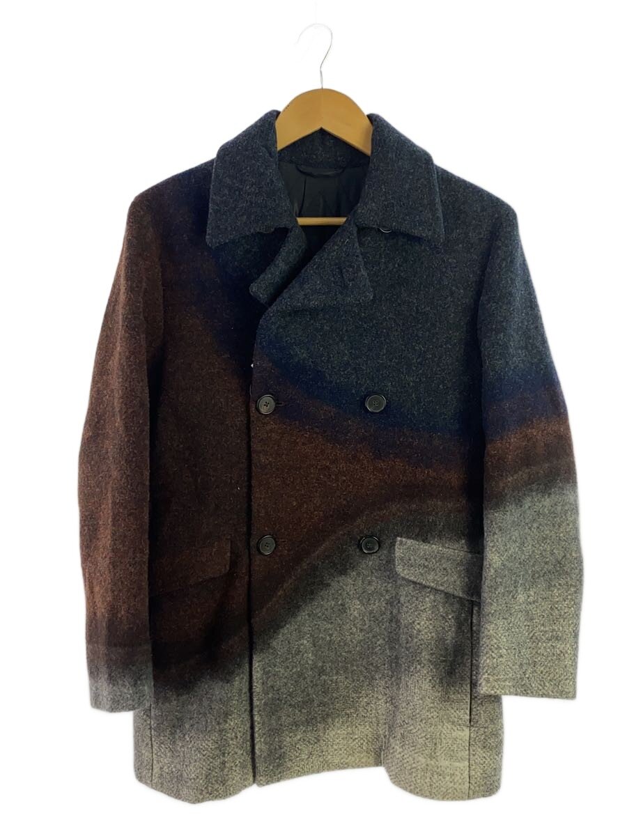 【中古】JIL SANDER◆グラデーション/ショートトレンチ/ピーコート/46/ウール/グレー【メンズウェア】｜2ｎｄ STREET 店