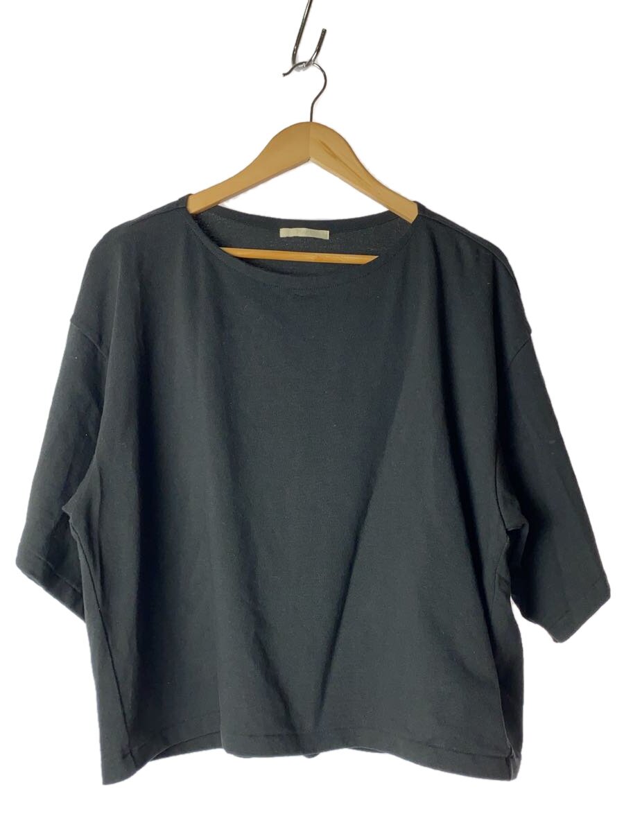 【中古】Plage◆25SS/ティーシャツ/綿織物/BLK/無地/25-070-922-1080-2-0【レディース御召しもの】