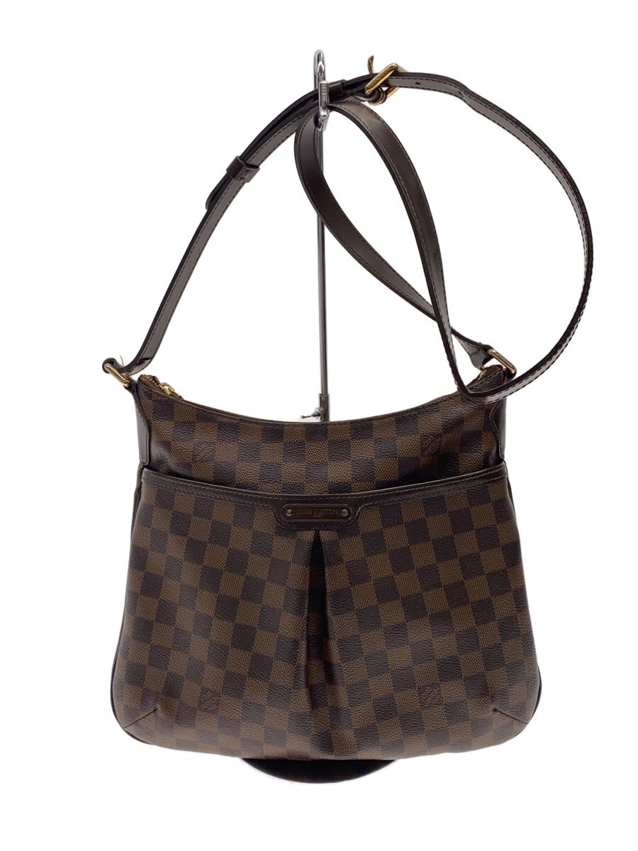 【中古】LOUIS VUITTON◆ブルームズベリPM_ダミエ・エベヌ/PVC/赤銅色【御徒面子】