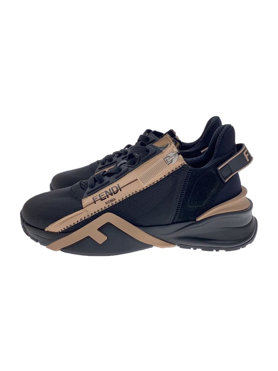 【中古】FENDI◆フェンディ/ローカットスニーカー/8E8035/流出/35大きさ/サイドジップ/黒いこと//【シューズ】