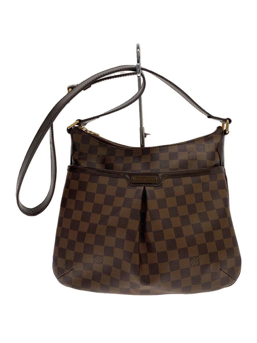 【中古】LOUIS VUITTON◆ブルームズベリPM_ダミエ・エベヌ/ショルダーバッグ/PVC/BRW/総柄【御徒面子】