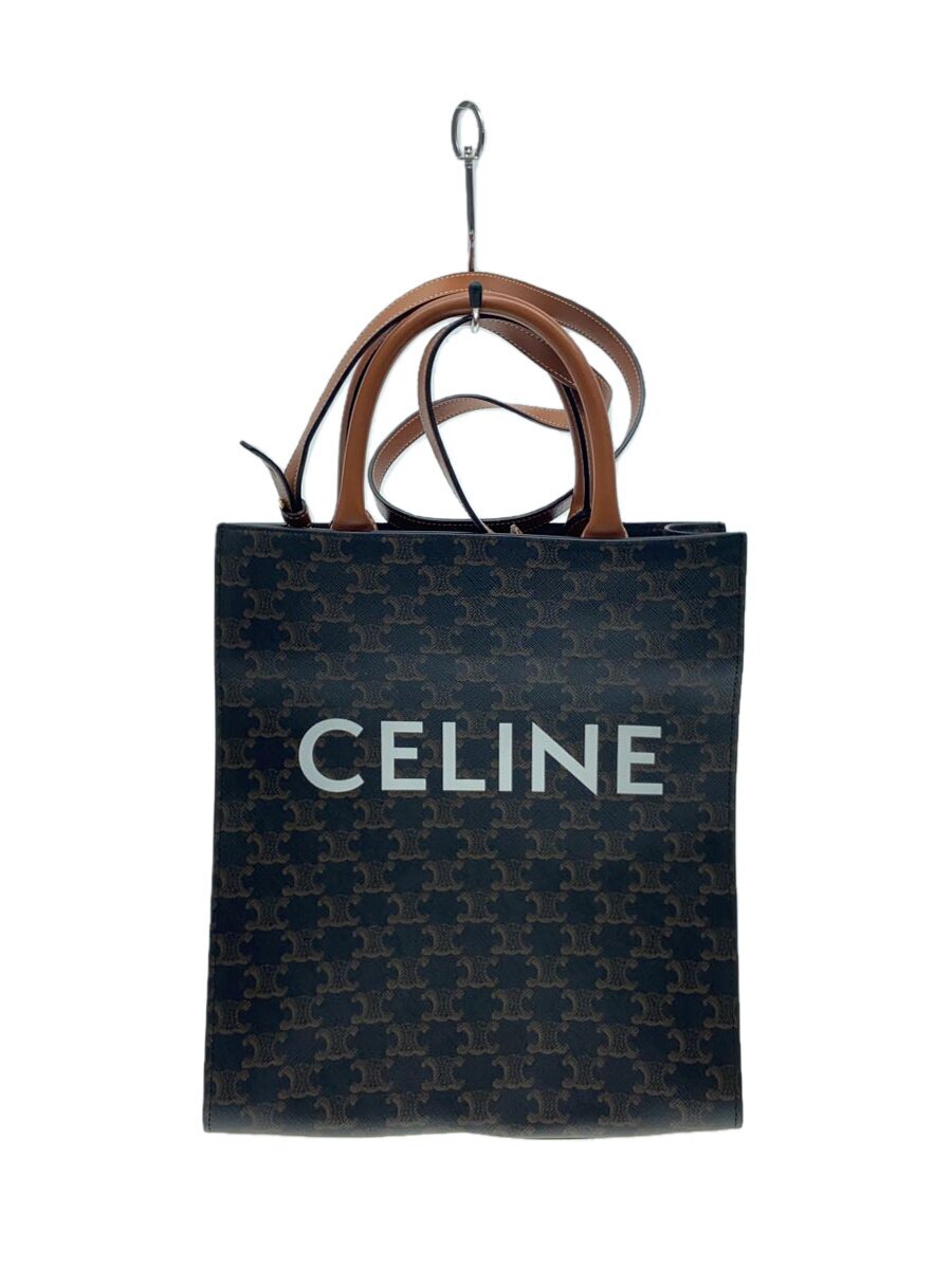 【中古】CELINE◆ショルダーバッグ/--/総柄/トリオンフ//【御徒面子】