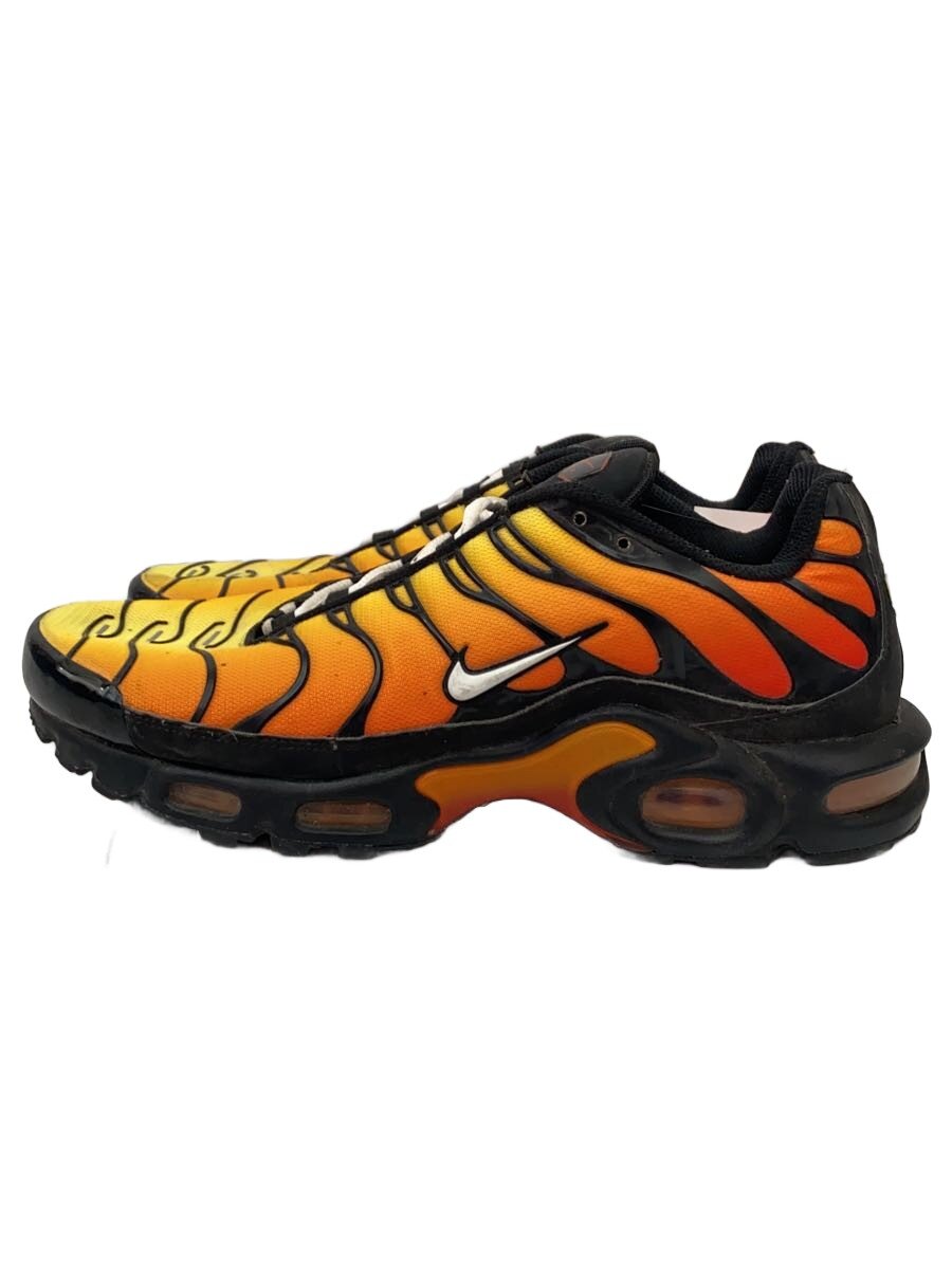 【中古】NIKE◆AIR MAX PLUS/28糎/YLW/なめし革【シューズ】