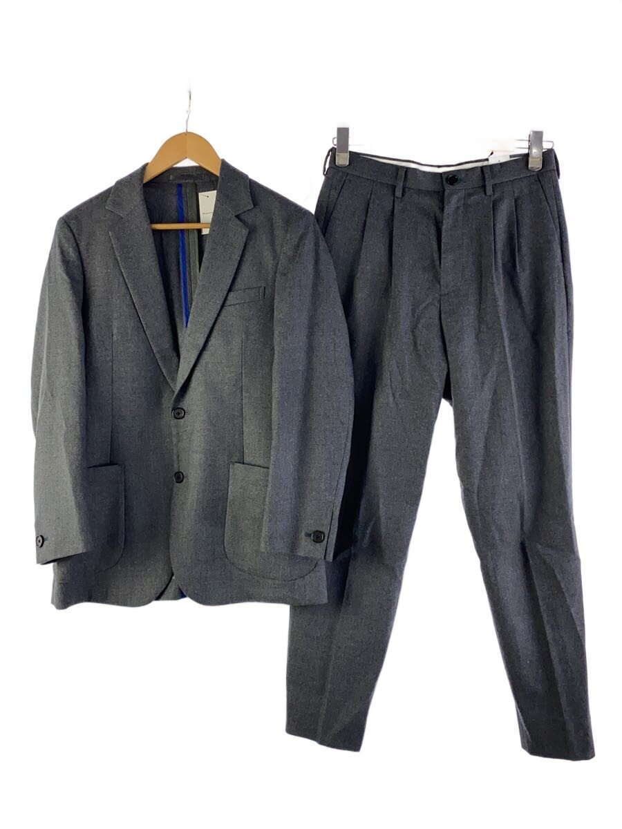 【中古】Paul Smith◆セットアップ/S/羊毛/GRY/無地/PY-BM-77333【メンズウェア】