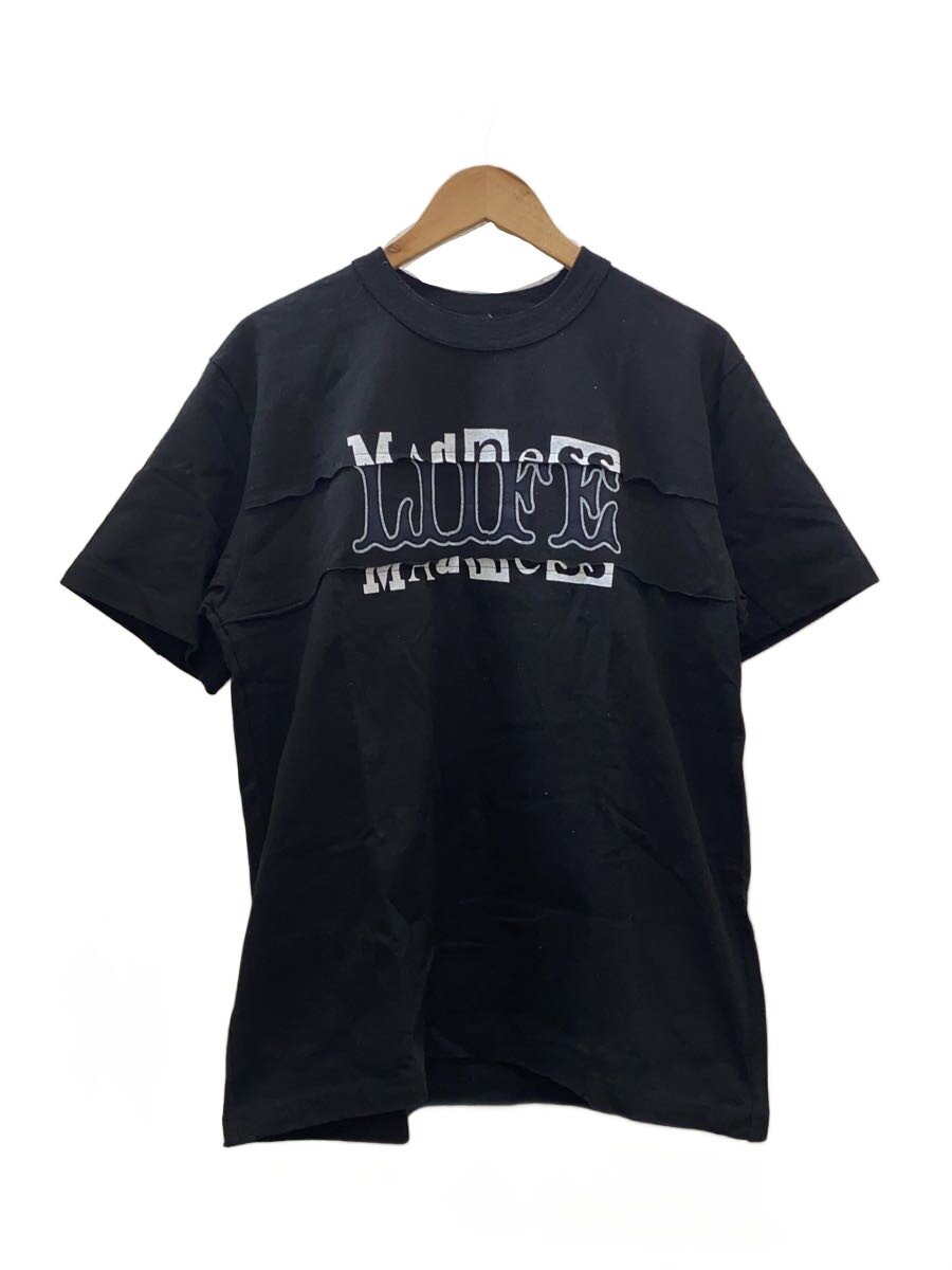 【中古】sacai◆Madness Archive Mix T-Shirt/3/綿織物/BLK/21-0180S//【メンズウェア】