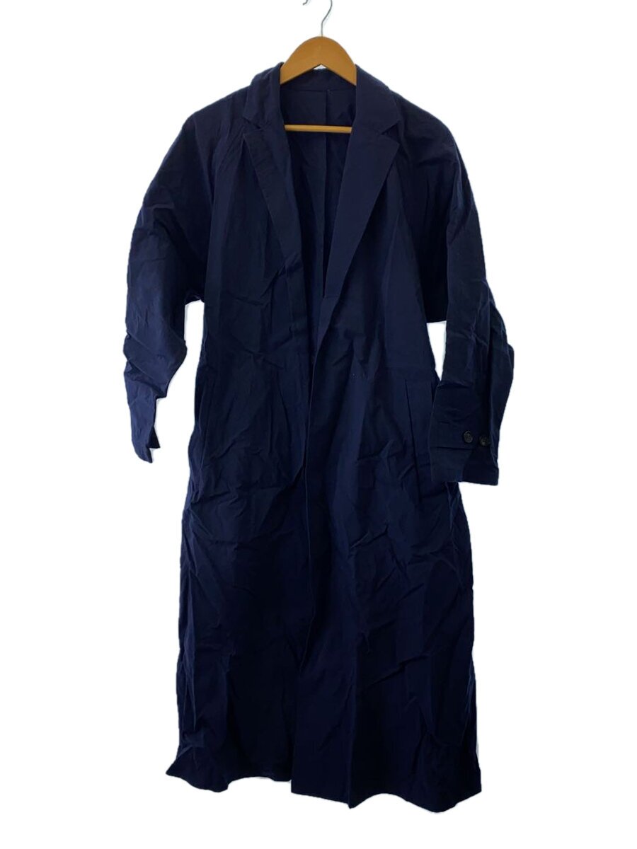 【中古】PILGRIM◆ボタンレストレンチコート/S/ナイロン/ネイビー/無地/19S-PGL190H-1060917-1【メンズウェア】|2nd STREET 店