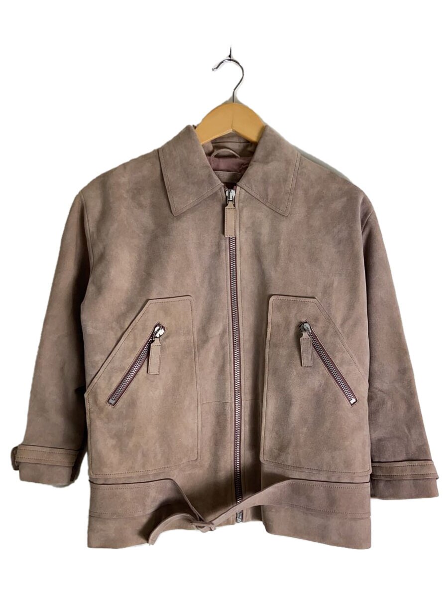 【中古】BOTTEGA VENETA◆レザージャケット・ブルゾン/38/羊革/ピンク/544943 VEXX0//【レディースウェア】｜2ｎｄ STREET 店