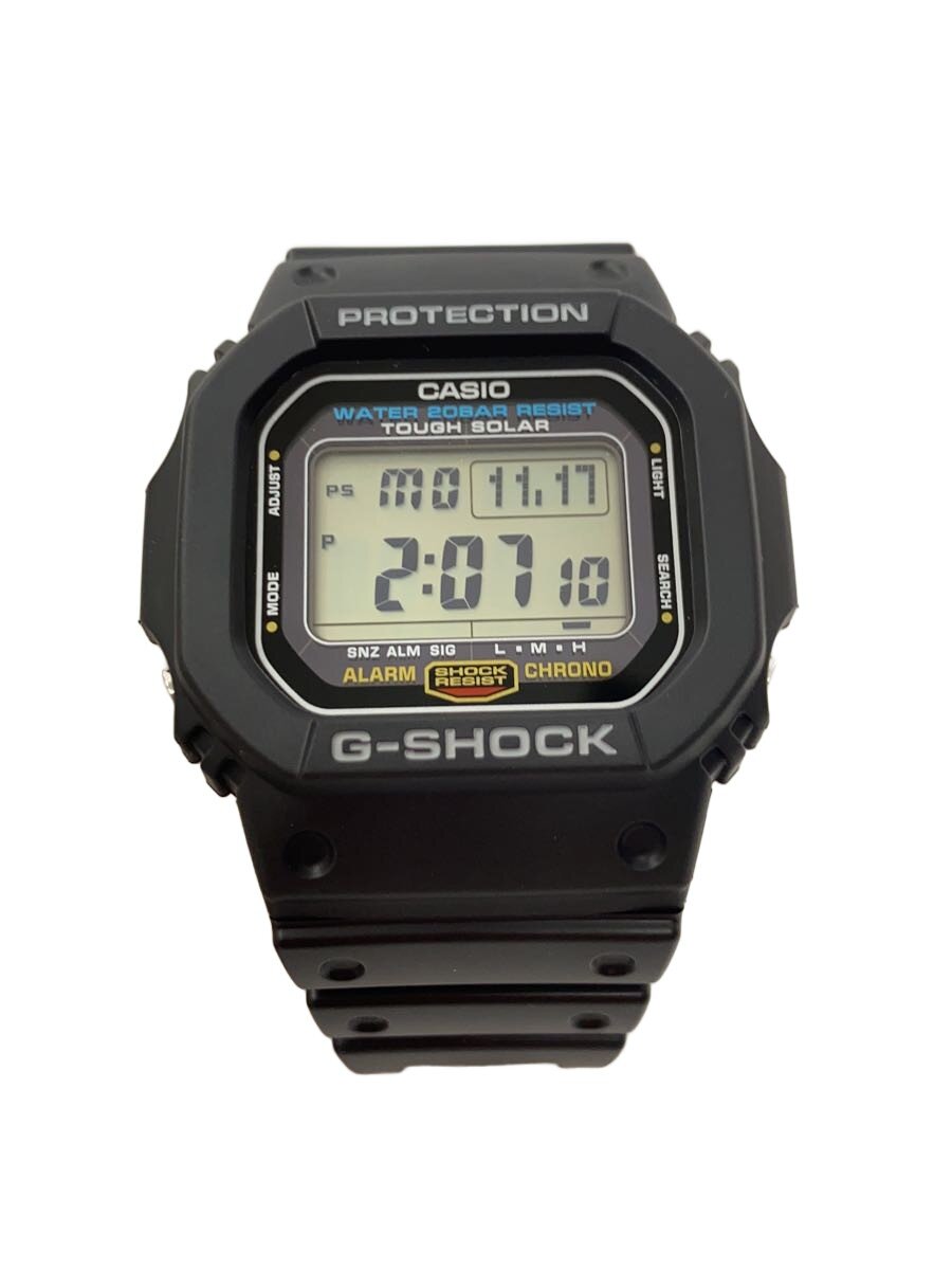 【中古】CASIO◆ソーラーウォッチ_G-SHOCK/デジタル/BLK//【服飾雑貨他】