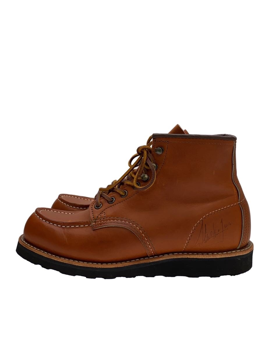 【中古】RED WING◆レースアップブーツ/US8/BRW/278/STEVE McQUEEN【シューズ】
