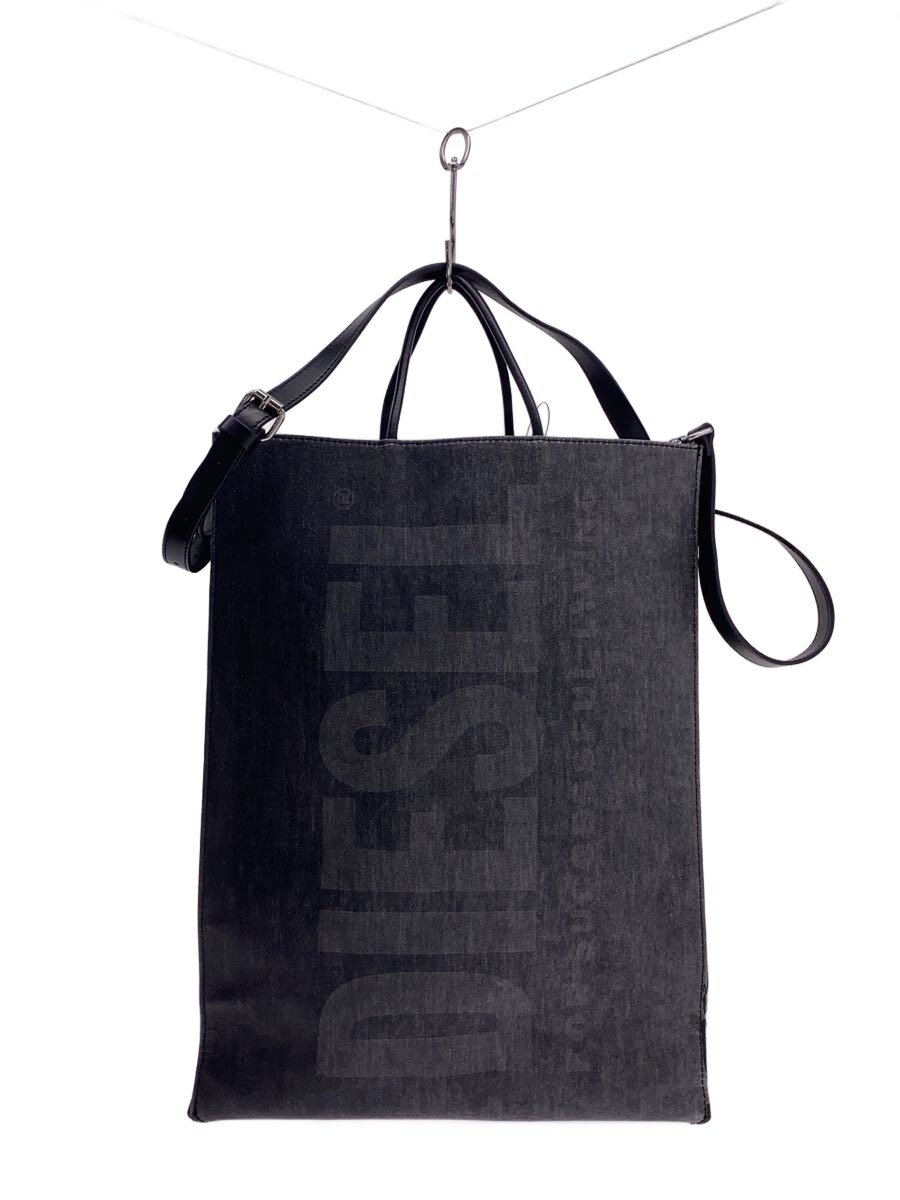 【中古】DIESEL◆トートバッグ/PVC/GRY/プリント/P4637【バッグ】｜2ｎｄ STREET 店