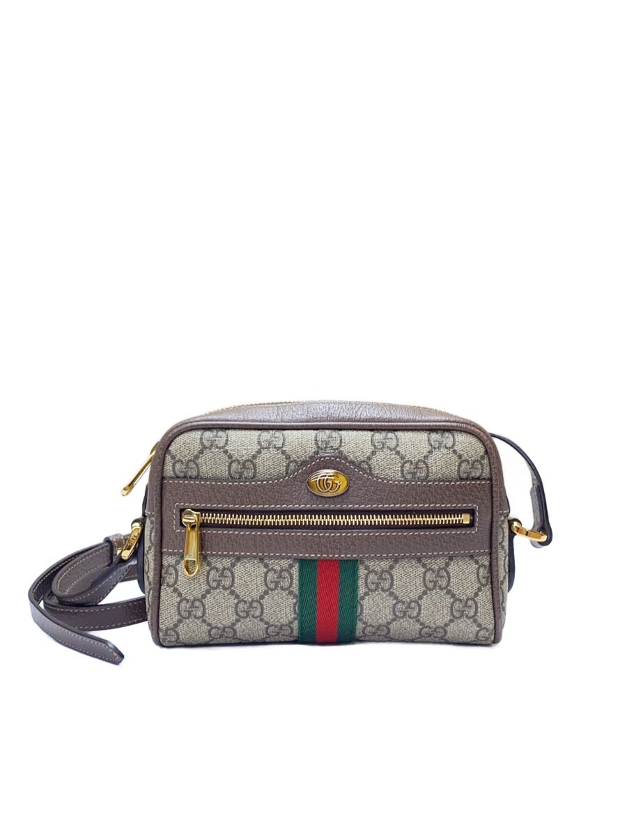 【中古】GUCCI◆ショルダーバッグ_オフィディア_GGスプリーム_ウェッブ/--【御徒面子】