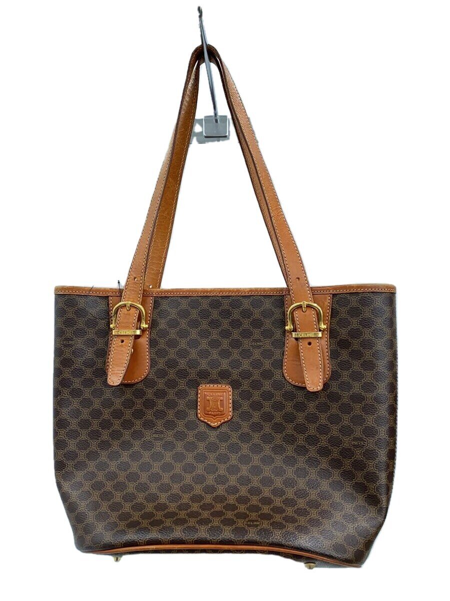 【中古】CELINE◆トートバッグ/PVC/BRW/総柄/MC96/? NULL ?【御徒面子】