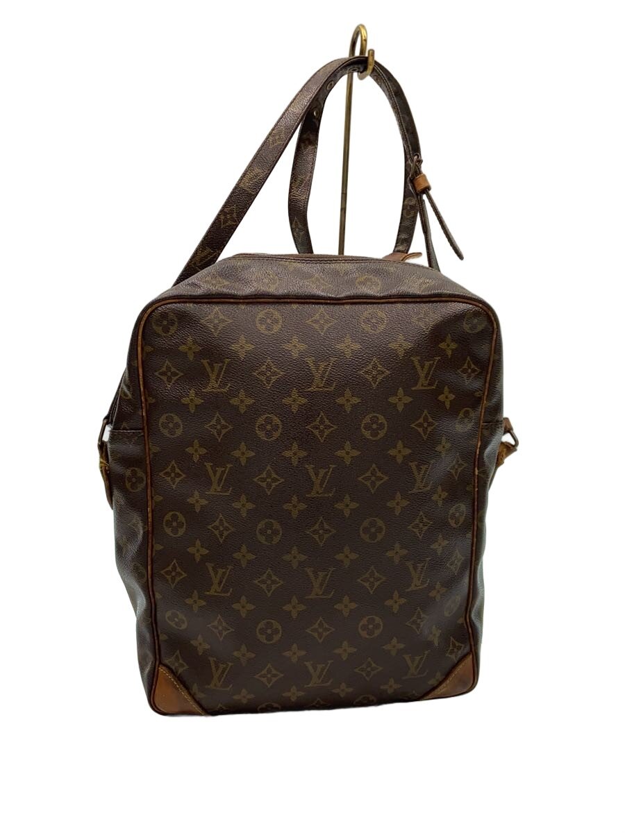 【中古】LOUIS VUITTON◆ダヌーブGM_モノグラム・帆布_BRW/PVC/BRW【御徒面子】