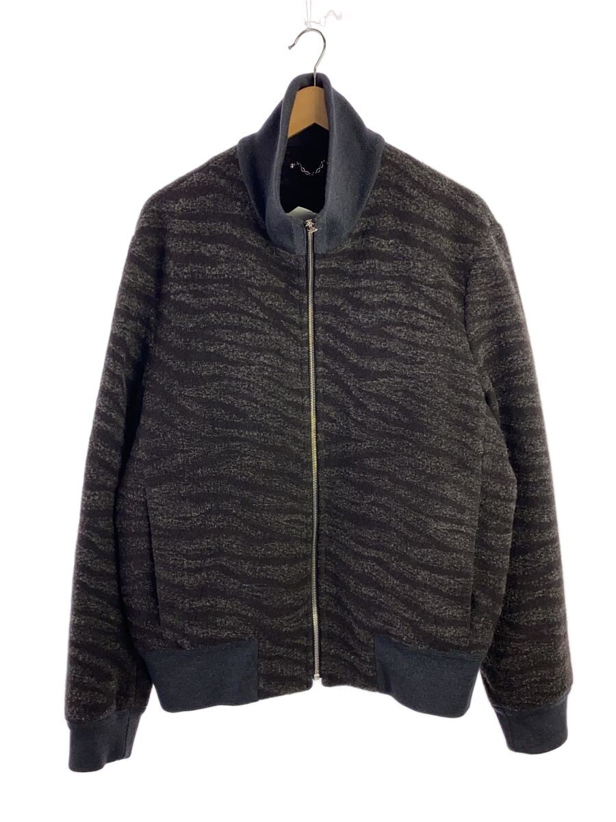 【中古】LOUIS VUITTON◆上衣/52/GRE/総柄/内側シミ痕有【メンズウェア】