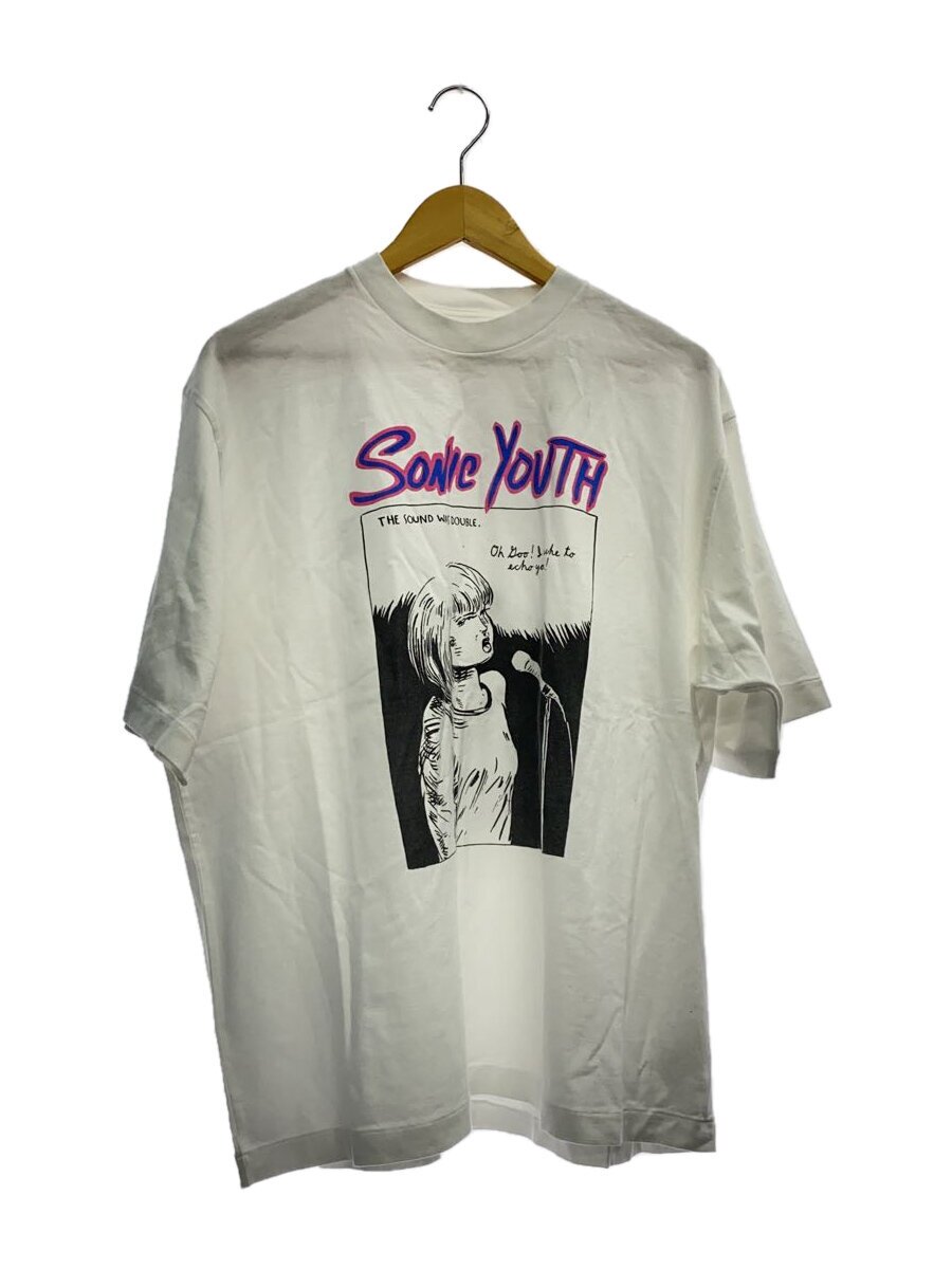 【中古】blurhmsROOTSTOCK◆プルオーバー/3/綿織物/WHT/無地【メンズウェア】