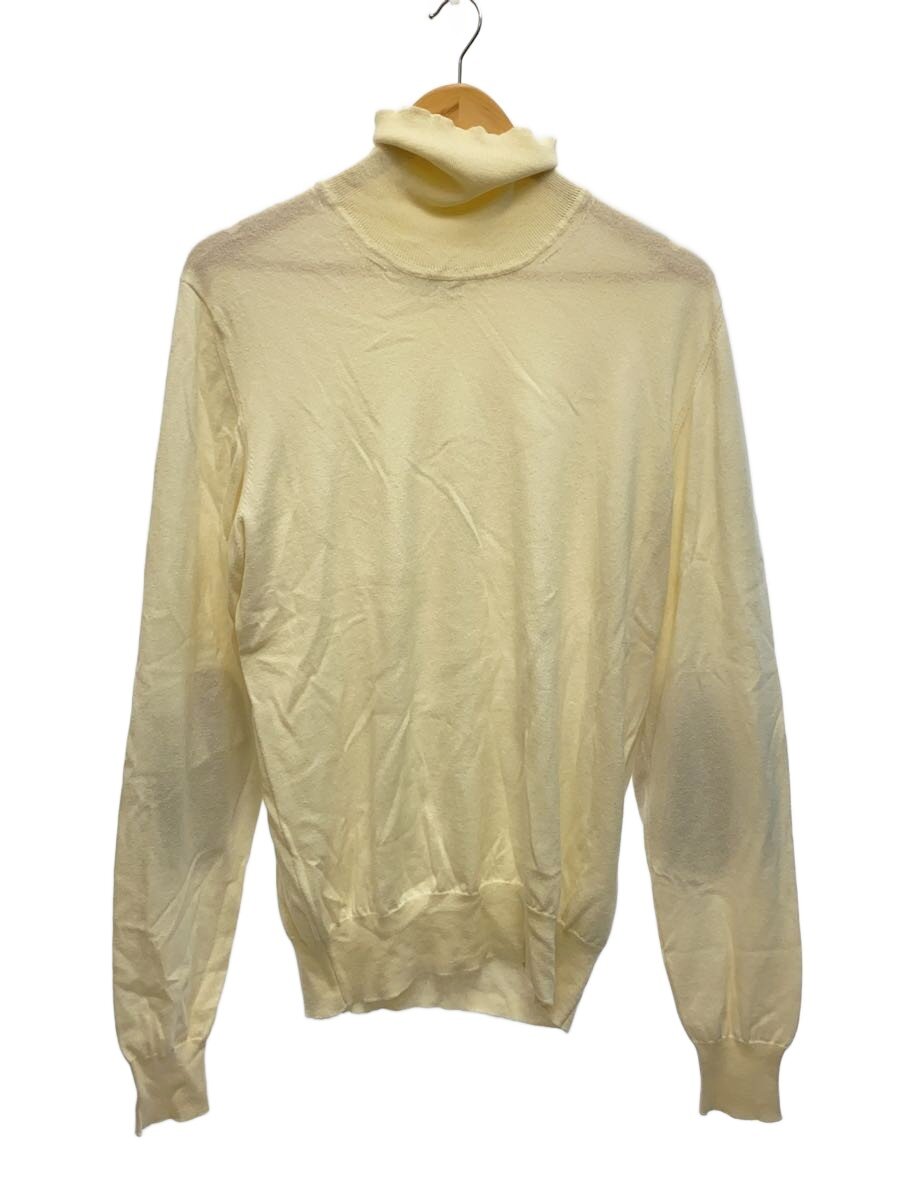 【中古】Maison Margiela◆編み物・プルオーバー(薄っぺら)/L/綿織物/WHT/S50HA0819 S16390【メンズウェア】