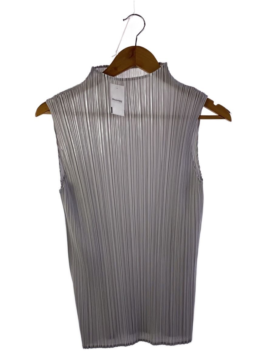 【中古】PLEATS PLEASE ISSEY MIYAKE◆トップス/5/ポリエステル/GRY/pp05jk102//【レディースお召しもの】