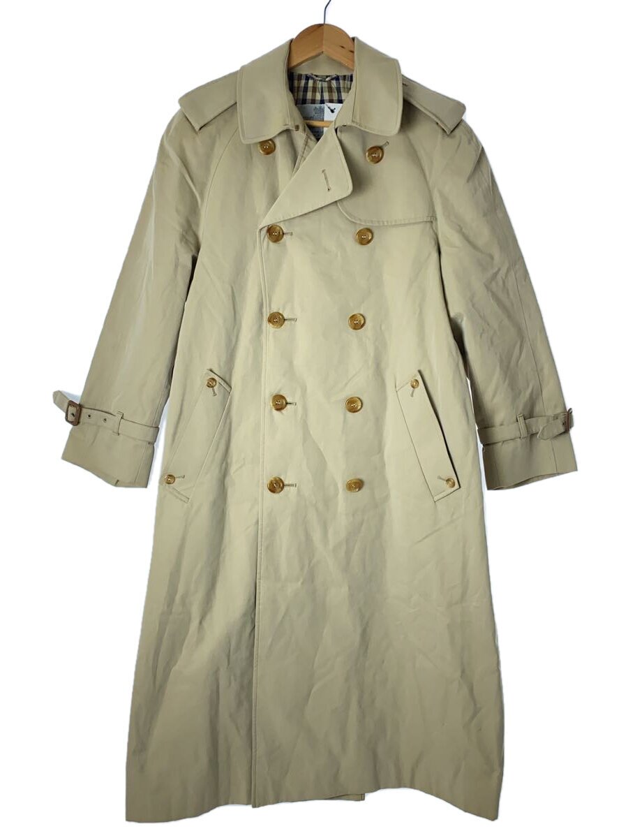 【中古】Aquascutum◆トレンチコート/--/綿織物/BEG【レディース御召しもの】