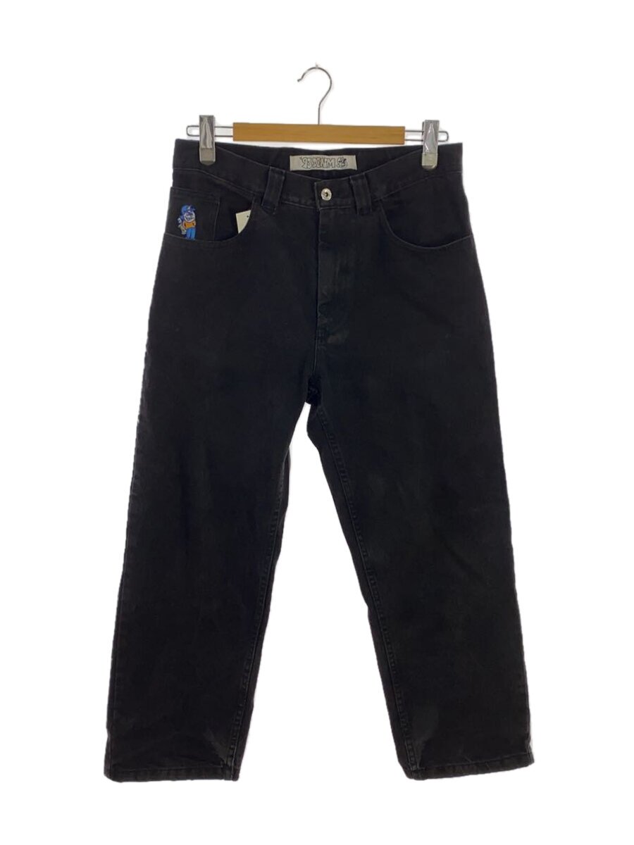 【中古】POLAR SKATE CO.◆93DENIMU/下つ方/30/綿織物/BLK【メンズウェア】