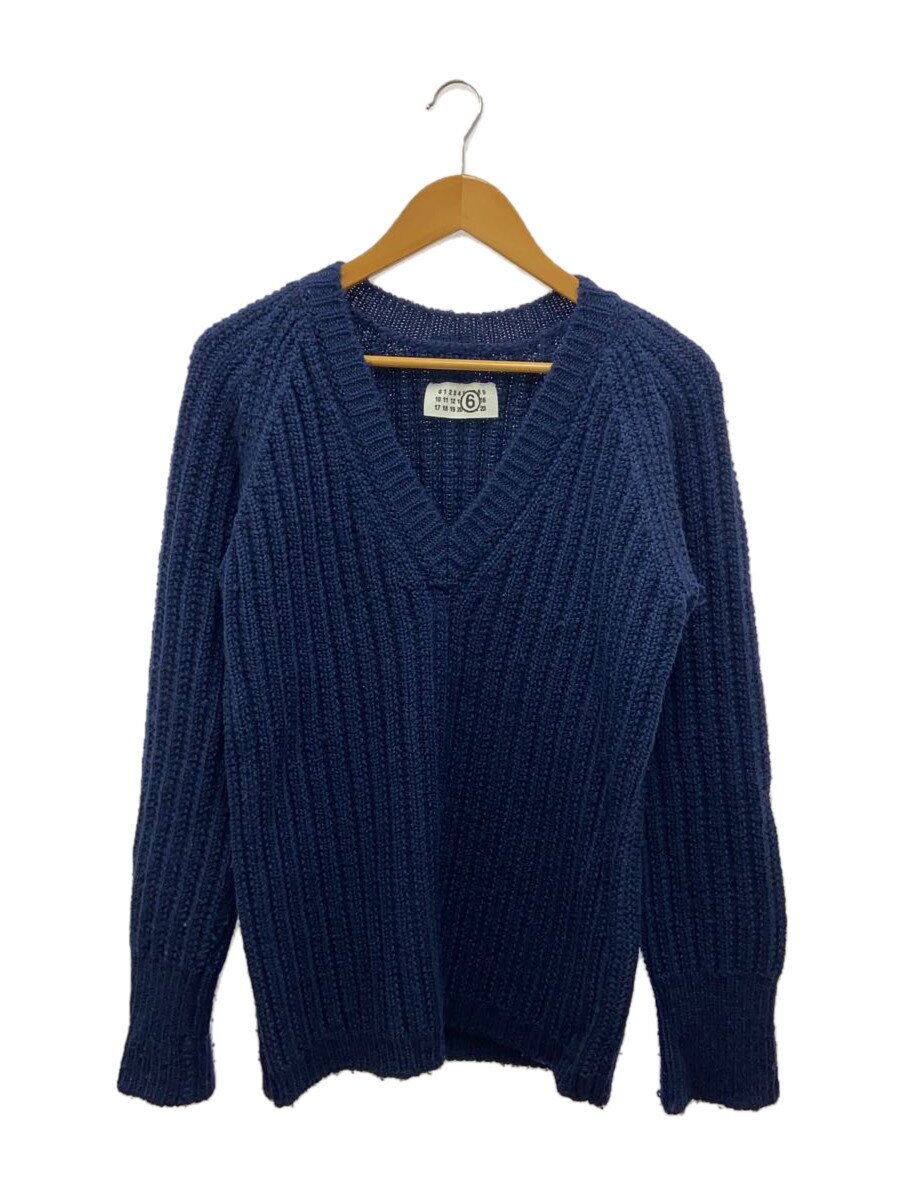 【中古】Martin Margiela◆ここのえ/本人期/Vネック/6/ニット・セーター(厚手)/M/ウール/NVY【レディースウェア】｜2ｎｄ STREET 店