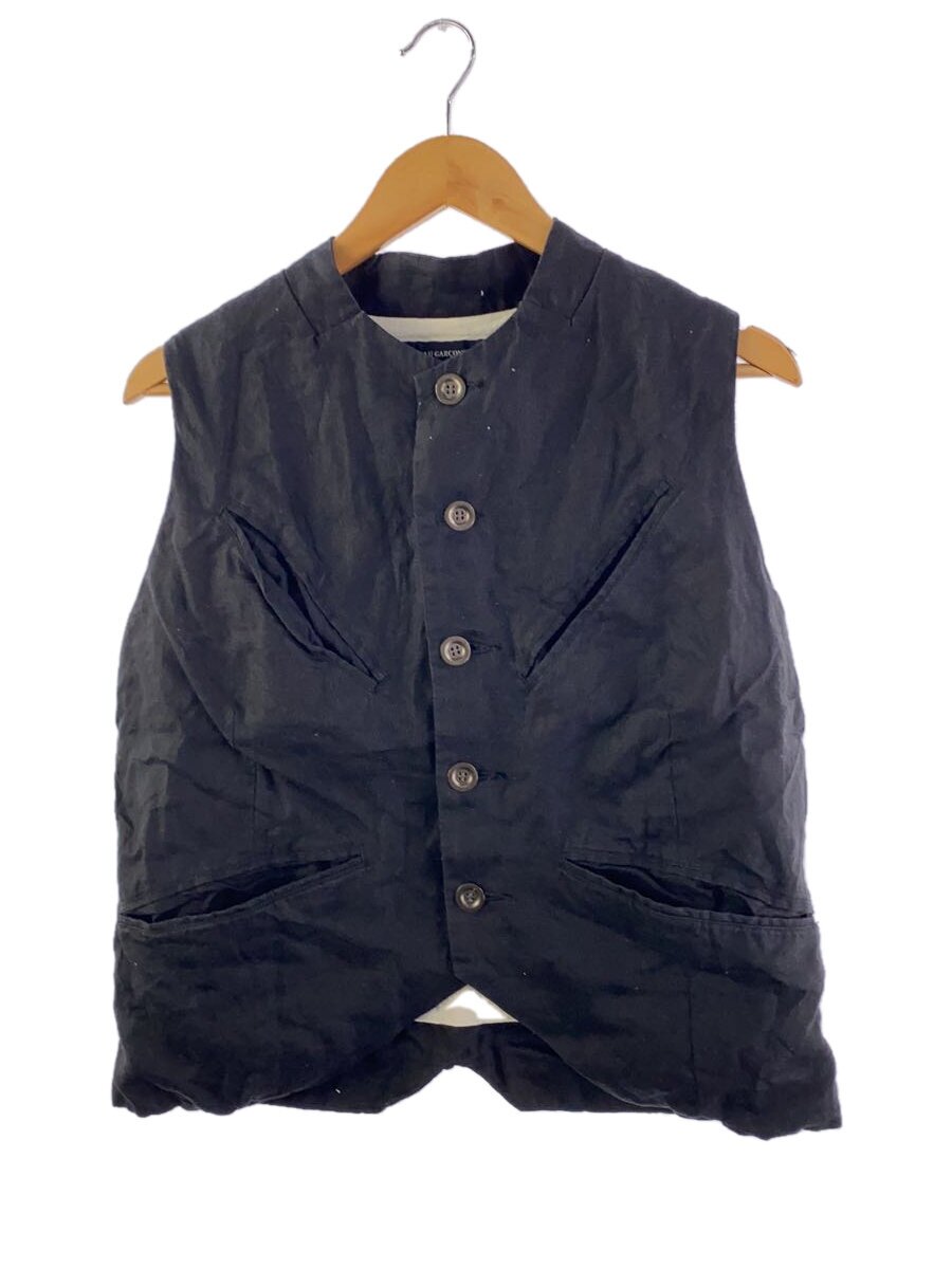 【中古】金 GARCONS◆より良い/O/リネン/BLK【メンズウェア】
