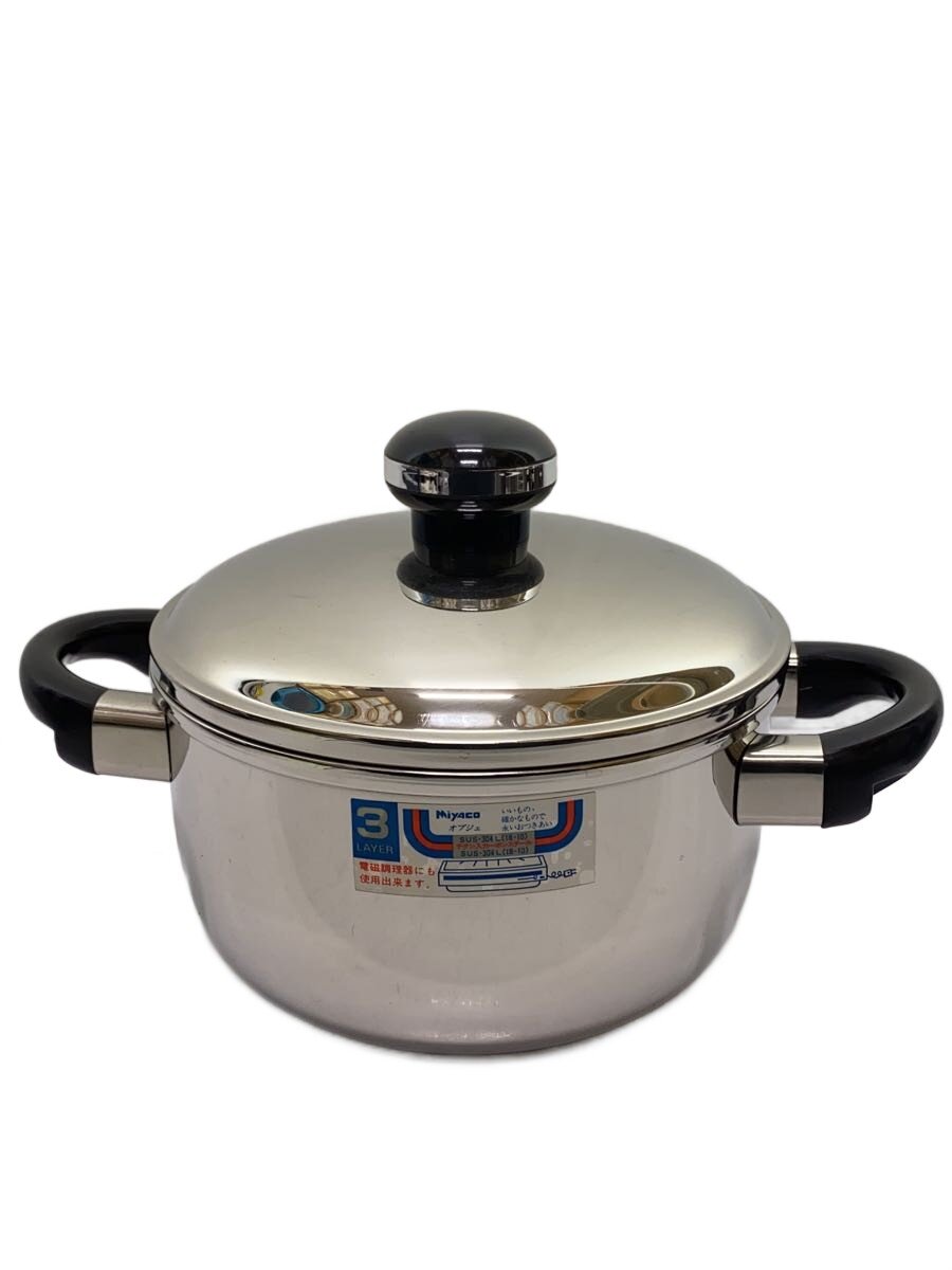 【中古】MIYACO/鍋/サイズ:18cm/オブジェ3層鋼鍋/ソースポット/18cm//【キッチン用品】