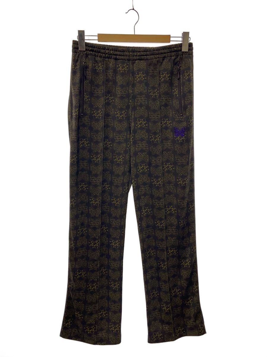 【中古】Needles◆下つ方/S/ポリエステル/BRW/総柄/IN406/TRACK PANT BRIGHT JERSEY/21SS【メンズウェア】