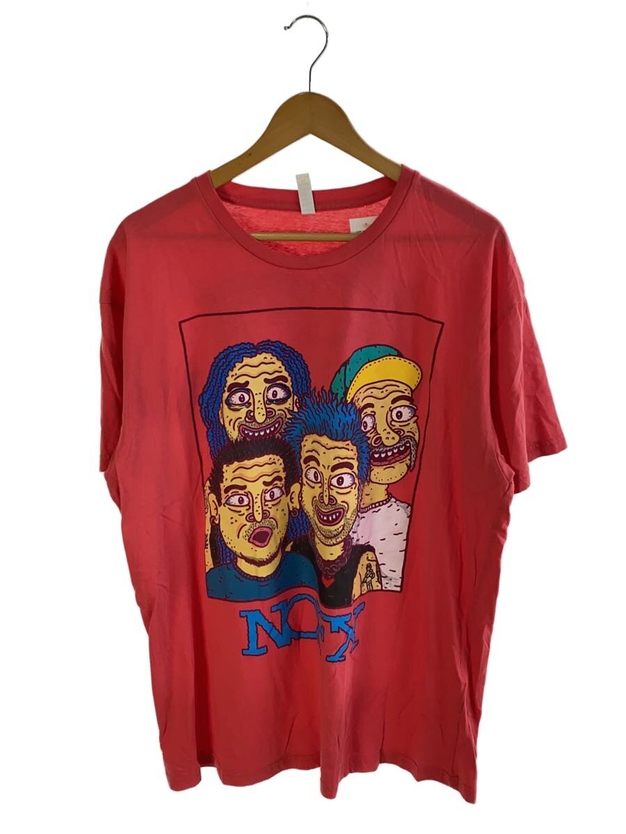 【中古】プルオーバー/XL/綿織物/RED/刷り上げる【メンズウェア】