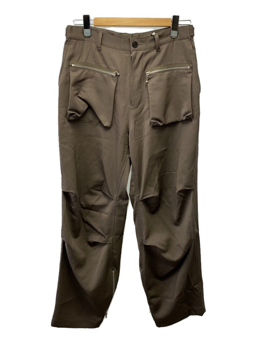 【中古】MATSUFUJI◆23AW/Wool Cargo Pocket Wide Trousers/2/ウール/KHK/M233-0402【メンズウェア】|2nd STREET 店