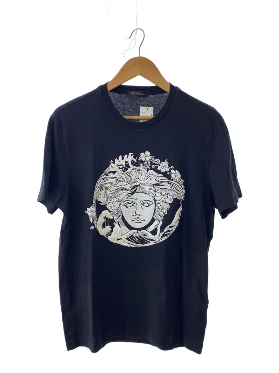 【中古】VERSACE◆19SS/プルオーバー/M/綿織物/BLK/A224589/A82932【メンズウェア】