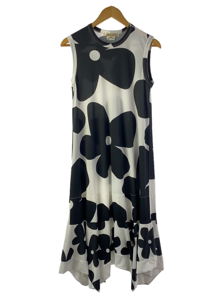 【中古】COMME des GARCONS◆ノースリーブ衣装/M/ポリエステル/WHT/花柄/GI-T020【レディースお召しもの】