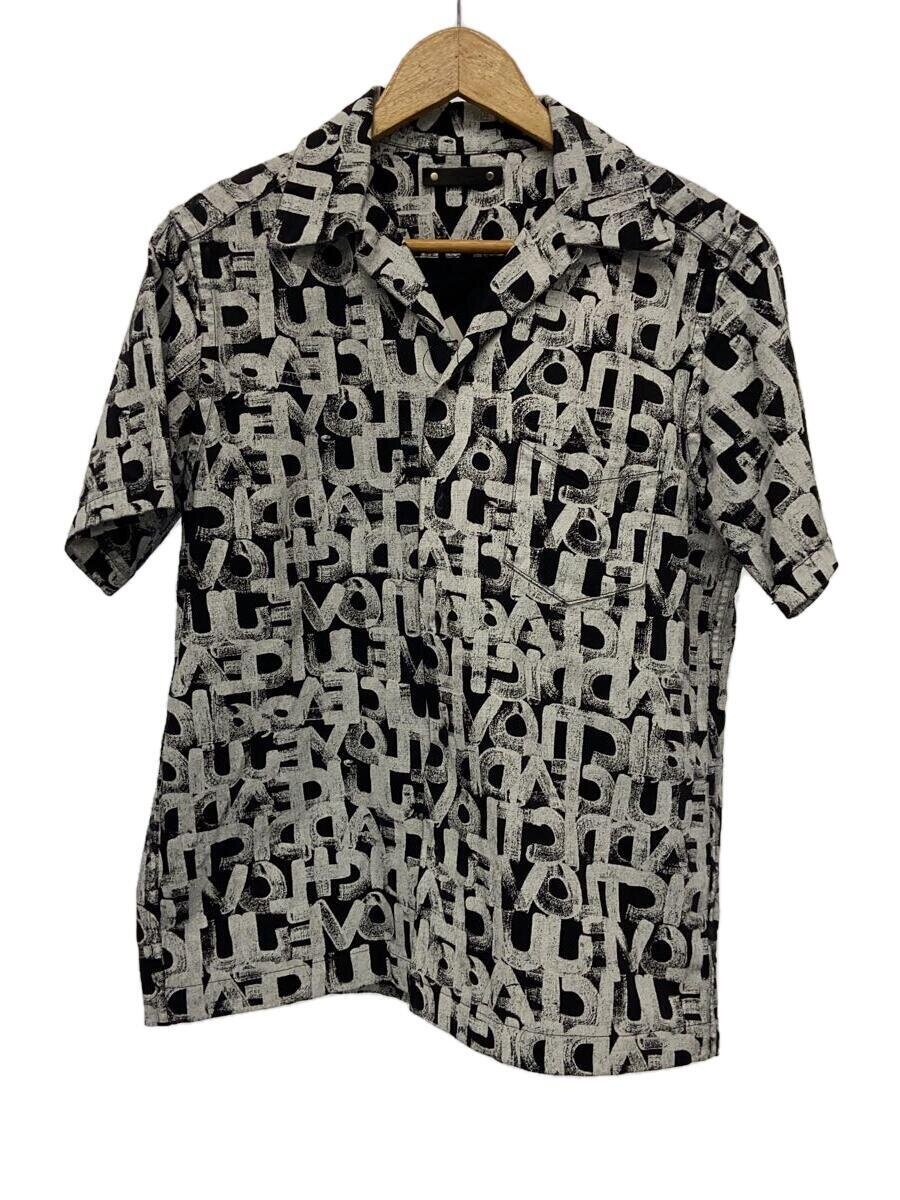 【中古】MINEDENIM◆半袖プルオーバー/1/綿織物/BLK【メンズウェア】