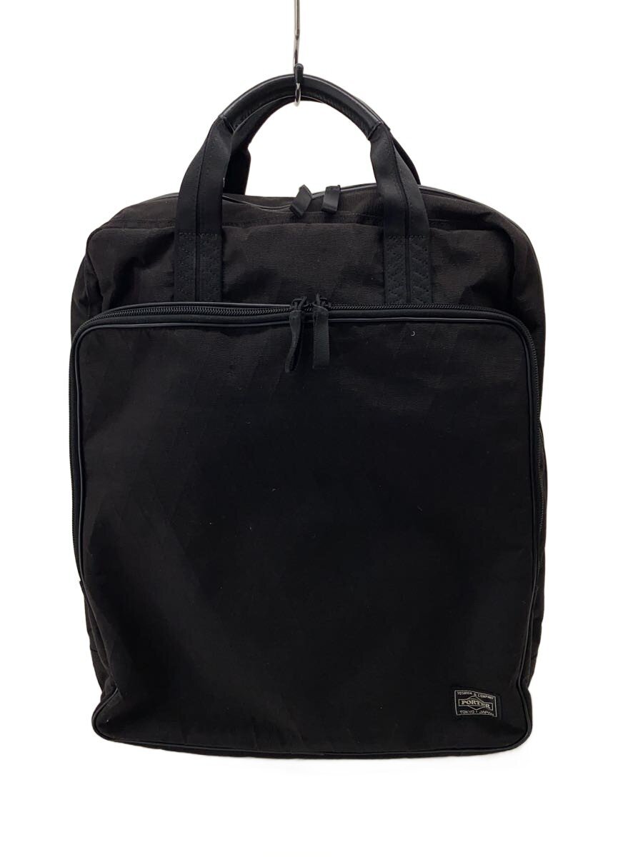 【中古】PORTER◆背嚢/上演/変わり種/黒いこと/無地/737-07944【御徒面子】