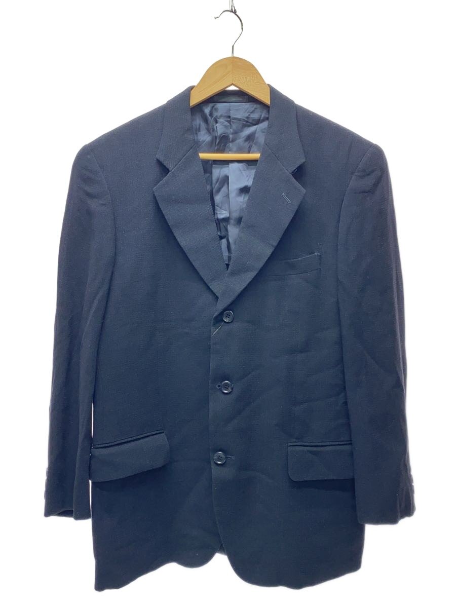 【中古】ISSEY MIYAKE◆テーラードジャケット/4/羊毛/NVY/無地/LJ81-FY223-13//【メンズウェア】