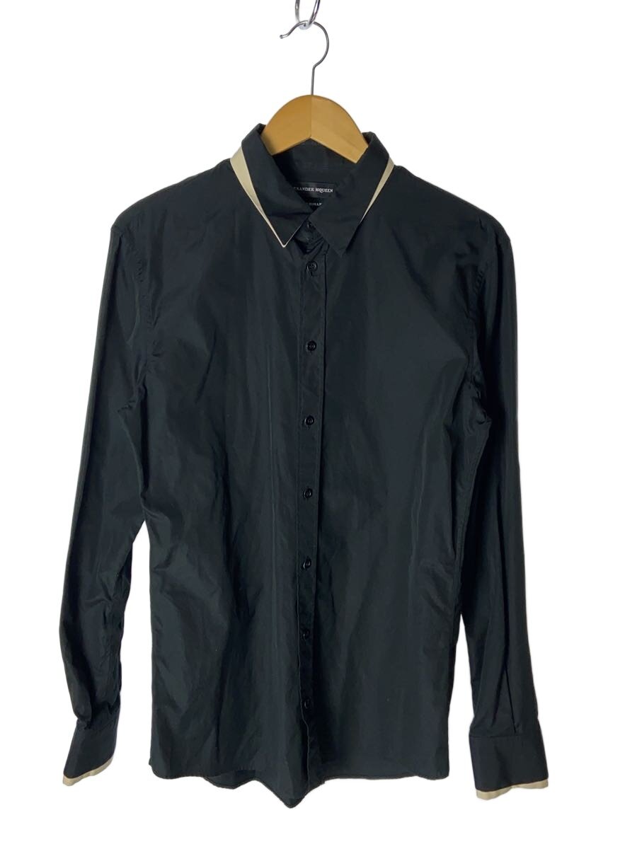 【中古】Alexander McQueen◆長袖シャツ/48/コットン/BLK/無地【メンズウェア】｜2ｎｄ STREET 店