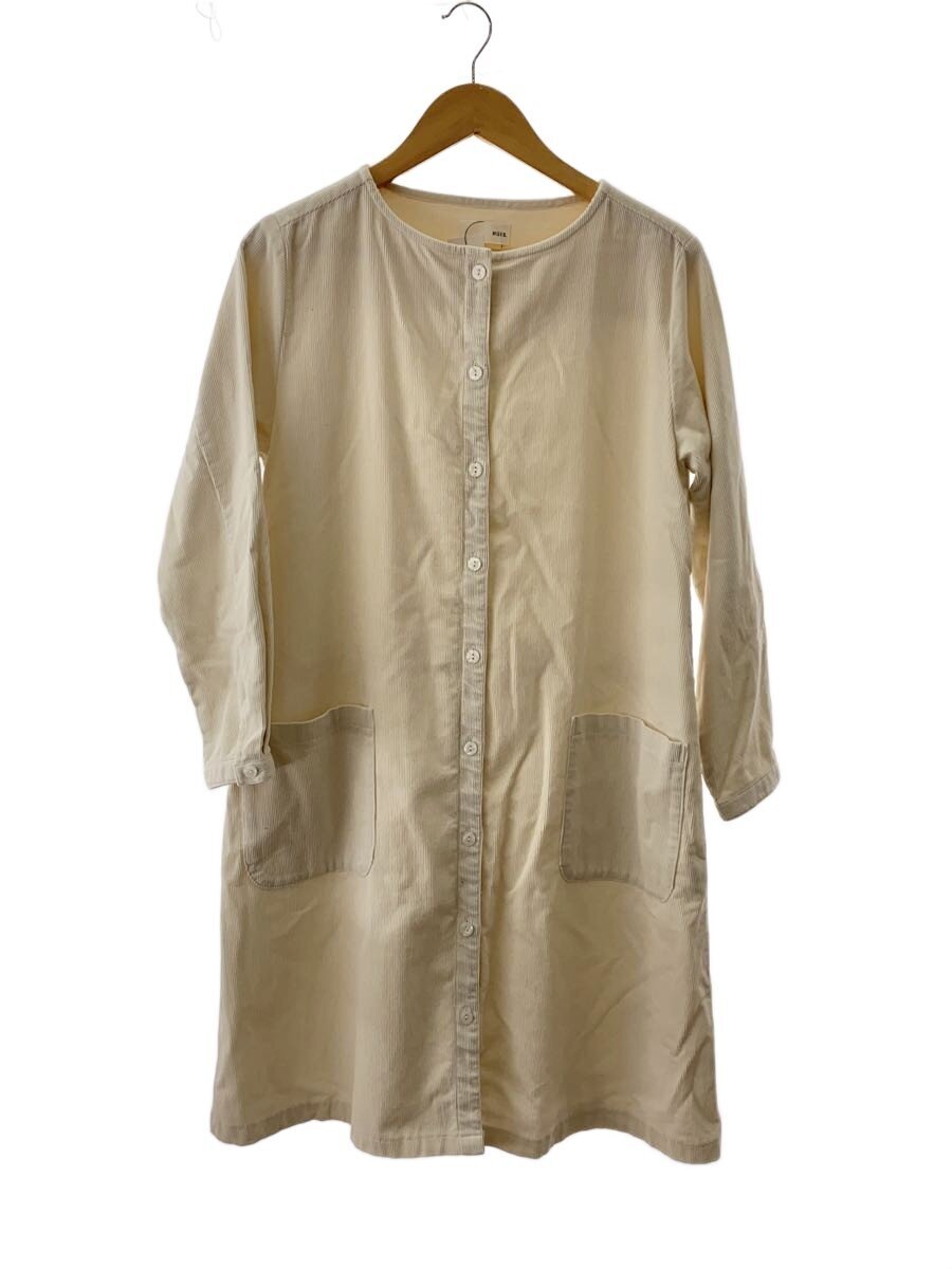 【中古】HUIS.◆シャトルコーデュロイワンピース/FREE/綿織物/BEG/U203-455-W【レディース御召しもの】