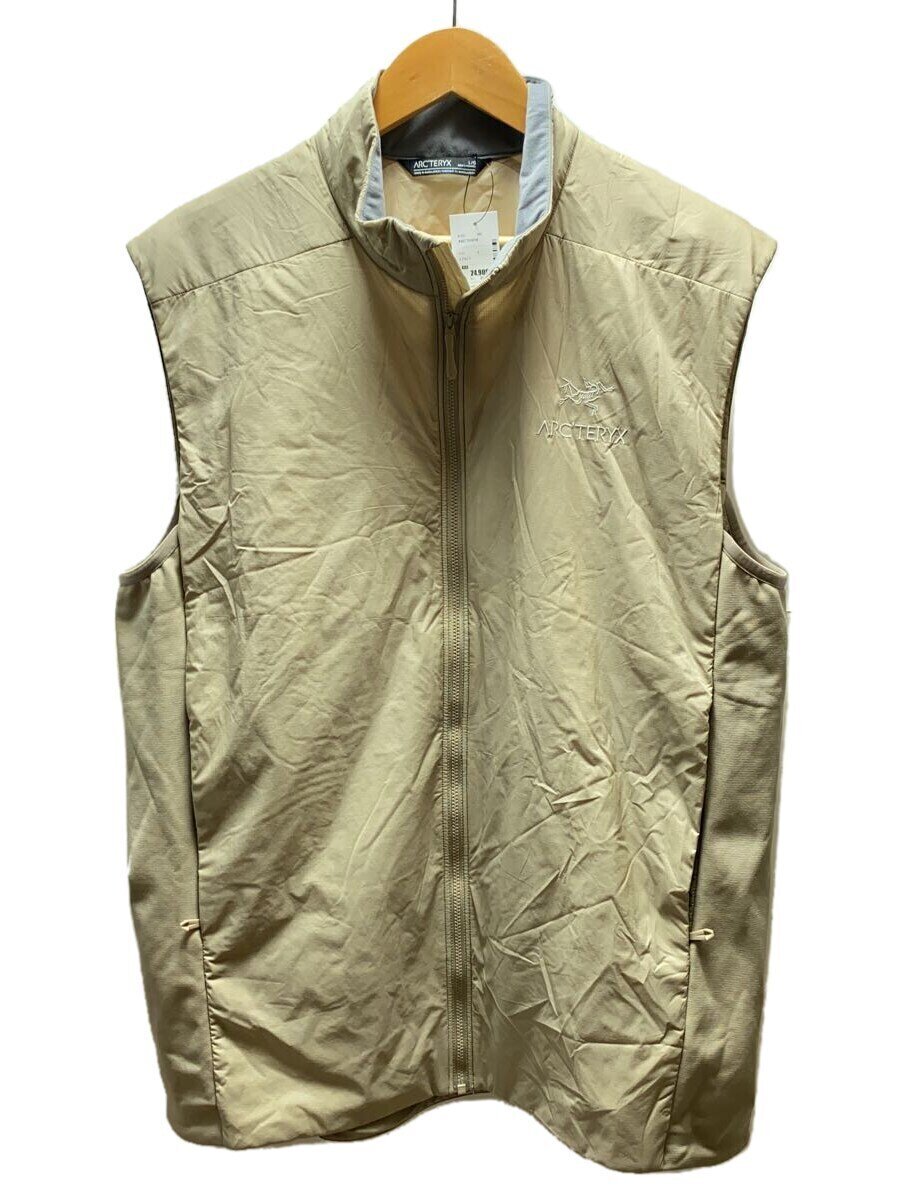 【中古】ARC’TERYX◆ATOM VEST M/L/BEG/無地/X000007475【メンズウェア】