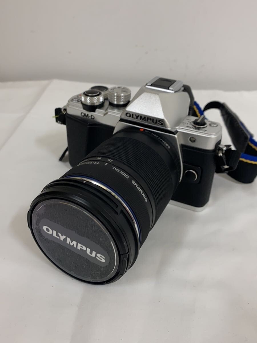【中古】OM SYSTEM(OLYMPUS)◆デジタル一眼カメラ OM-D E-M10 Mark II EZダブルズームキット [シルバー]【カメラ】