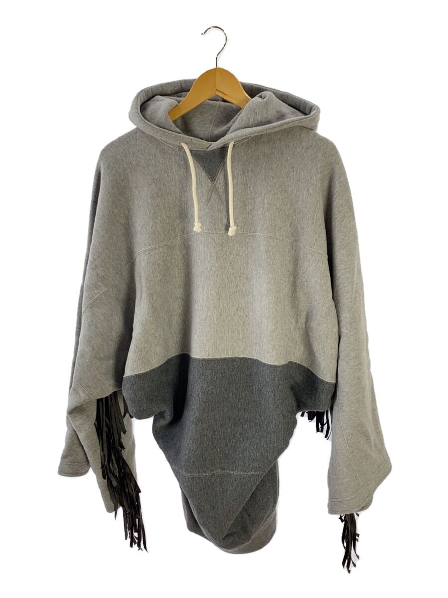 【中古】JUNYA WATANABE COMME des GARCONS◆23AW/フリンジパーカー/S/コットン/GRY/JL-T008【レディースウェア】｜2ｎｄ STREET 店