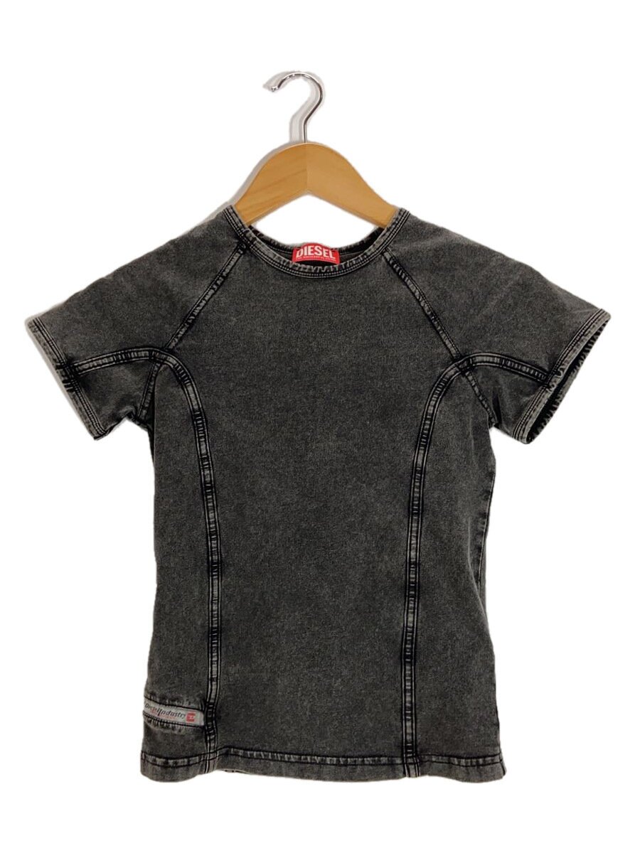 【中古】DIESEL◆ティーシャツ/S/綿織物/GRY/無地/A17601/T-LYNNE/ティーリン【レディース御召しもの】