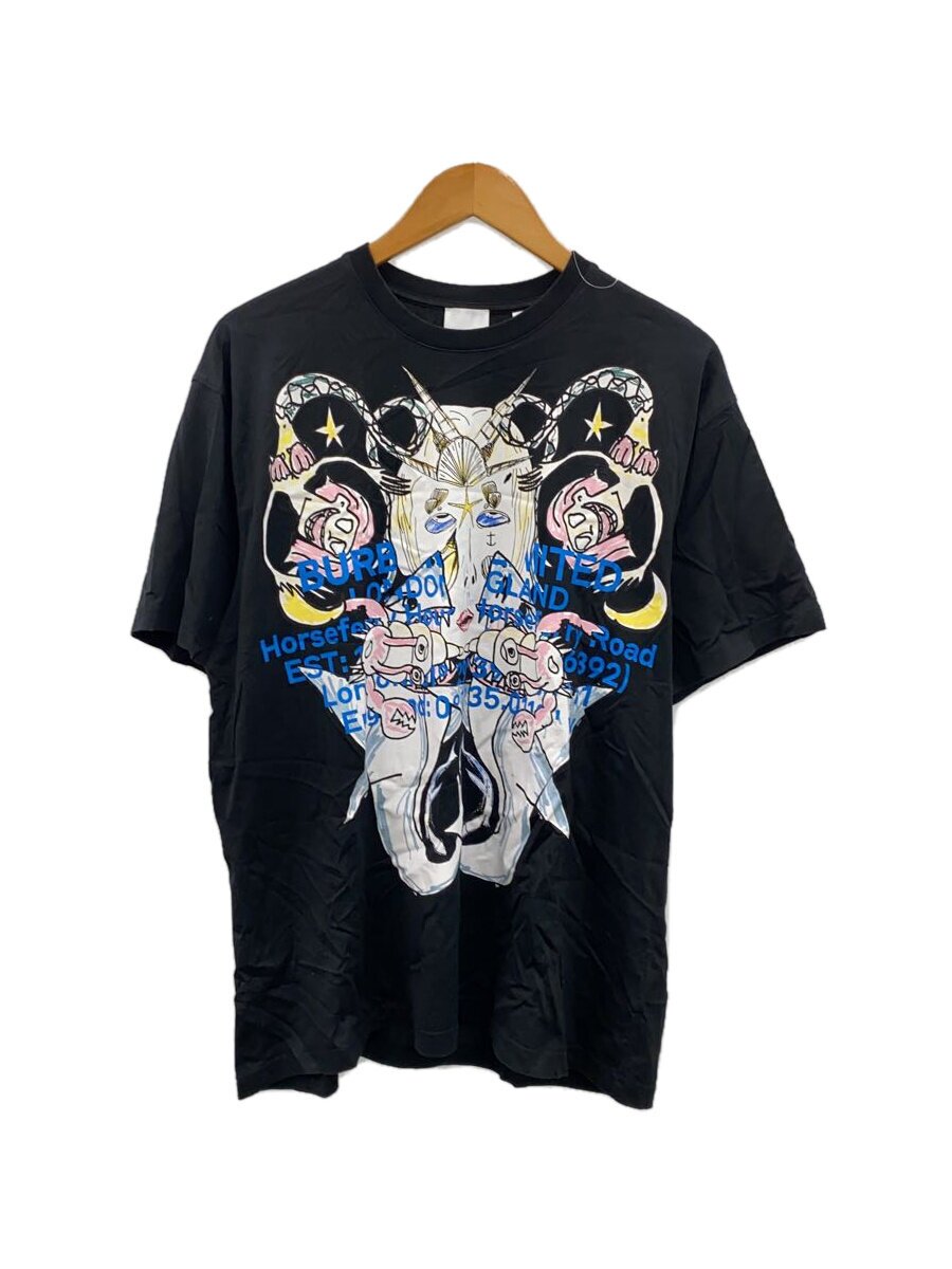 【中古】BURBERRY◆プルオーバー/M/綿織物/BLK/8040679【メンズウェア】