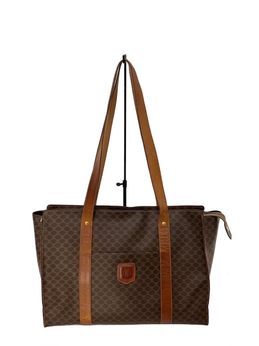 【中古】CELINE◆ハンドバッグ/レザー/BRW/総柄【バッグ】|2nd STREET 店