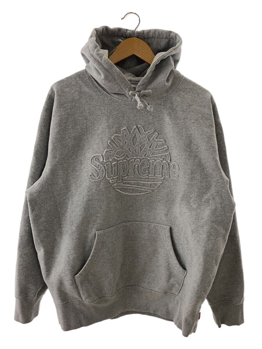 【中古】Supreme◆パーカー/L/綿織物/GRY//【メンズウェア】