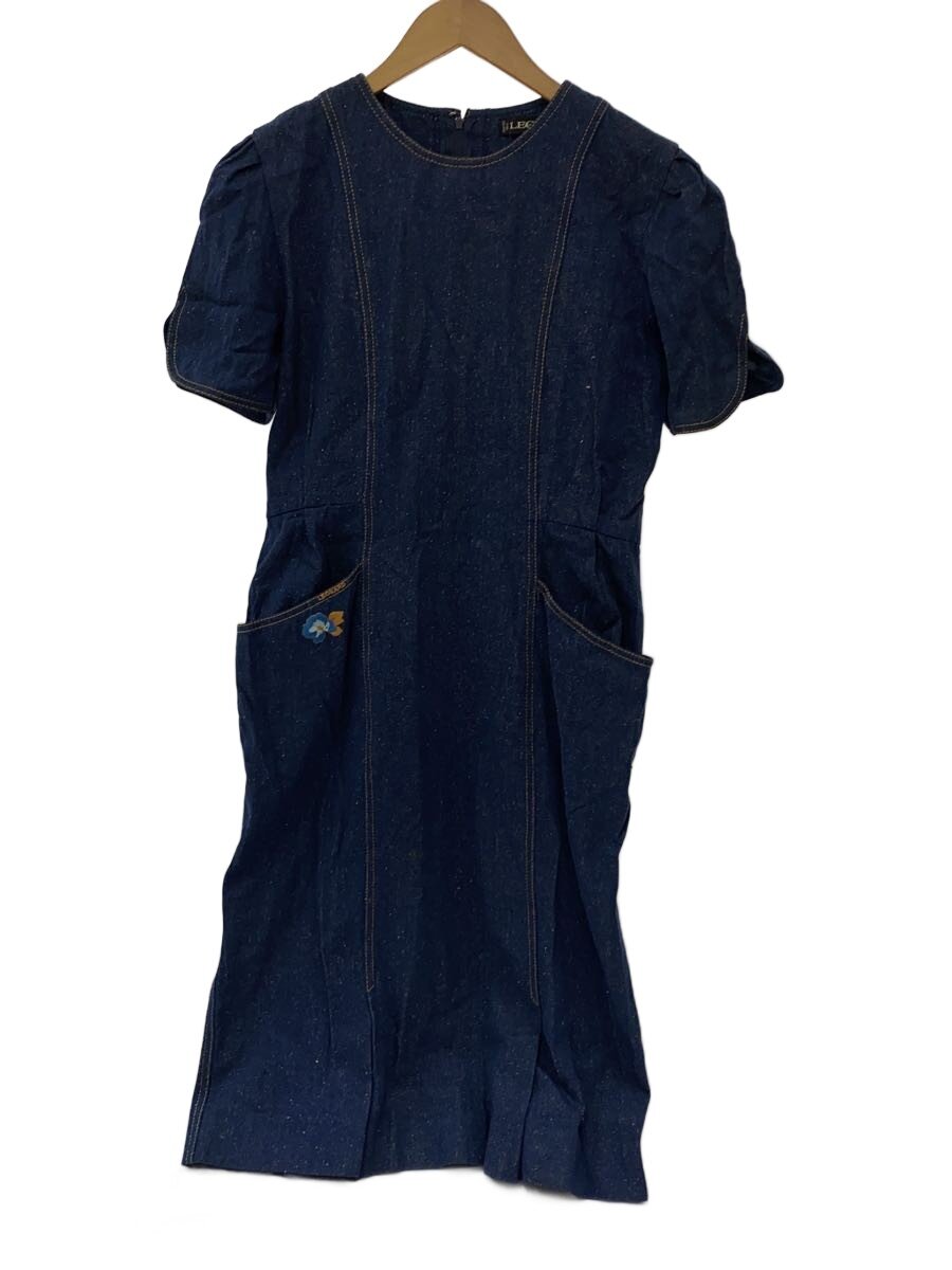 【中古】LEONARD◆半袖衣裳/--/ジーンズ/IDG/無地/11AB3【レディース御召しもの】