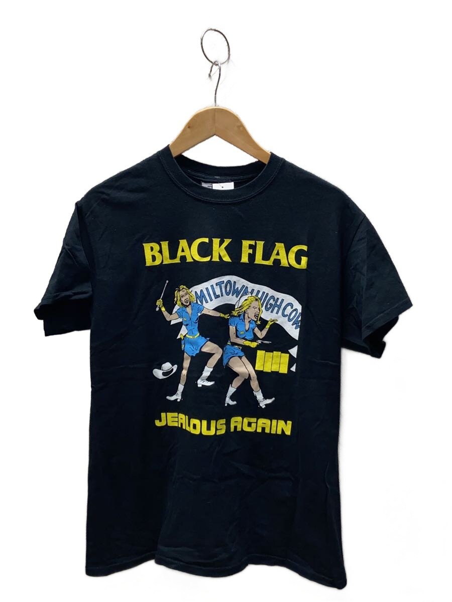 【中古】プルオーバー/M/綿織物/BLK/刷り上げる【メンズウェア】