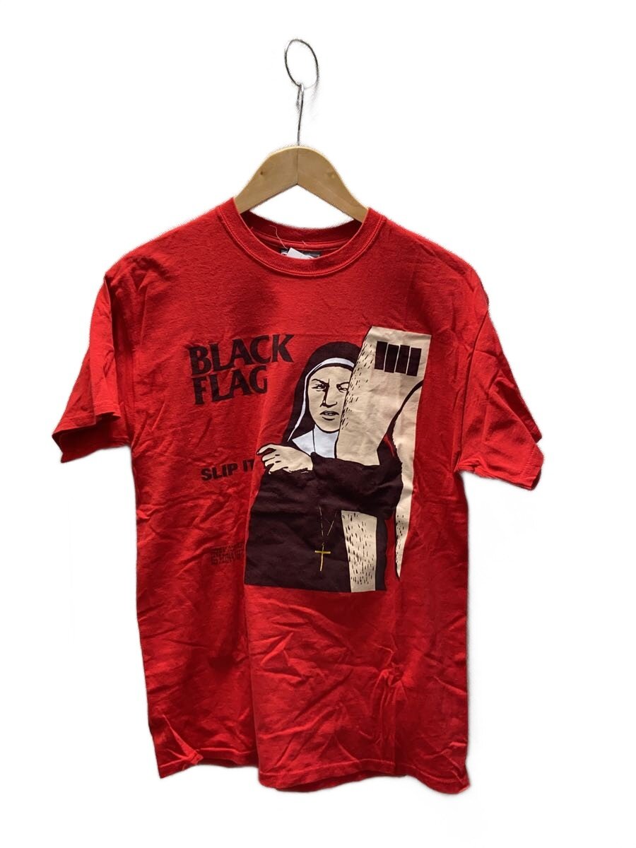 【中古】プルオーバー/M/綿織物/RED/刷り上げる【メンズウェア】