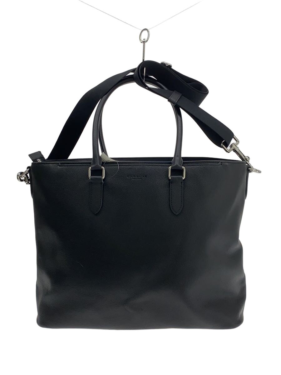 【中古】COACH◆ベケット・ビジネス・トート/レザー/BLK/無地【バッグ】|2nd STREET 店