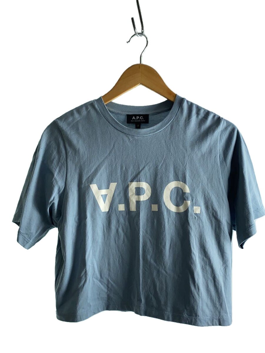 【中古】A.P.C.◆ティーシャツ/S/綿織物/IDG/刷り上げる/23243-1-95323【レディース御召しもの】