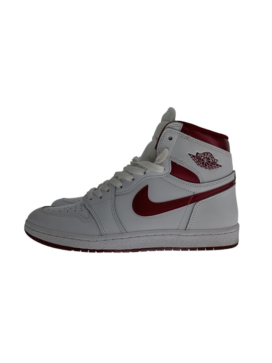 【中古】NIKE◆AJ 1 HIGH 85_エア湖 ジョーダン 1 HIGH 85/27珊/WHT【シューズ】